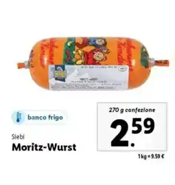 Lidl Siebi Moritz-Wurst offerta