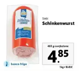 Lidl Siebi Schinkenwurst offerta