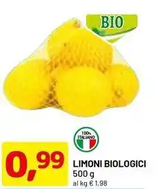 DPiù Limoni biologici offerta