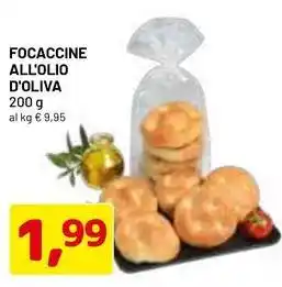 DPiù Focaccine all'olio d'oliva offerta