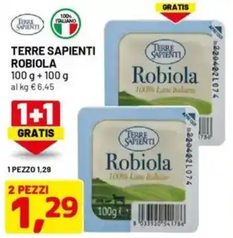 DPiù TERRE SAPIENTI robiola offerta