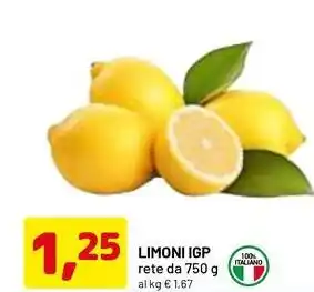 DPiù Limoni igp offerta