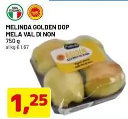 DPiù MELINDA Golden dop mela val di non offerta