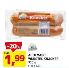 DPiù ALTO MASO wurstel knäcker offerta