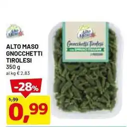 DPiù ALTO MASO gnocchetti tirolesi offerta