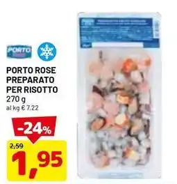 DPiù PORTO ROSE preparato per risotto offerta