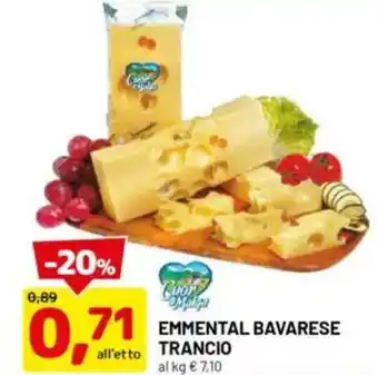 DPiù EMMENTAL bavarese trancio offerta