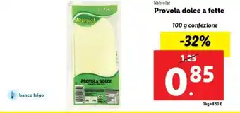 Lidl Nebrolat Provola dolce a fette offerta