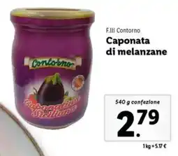 Lidl F.lli Contorno Caponata di melanzane offerta