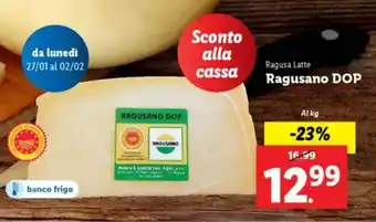 Lidl Ragusa Latte Ragusano DOP offerta