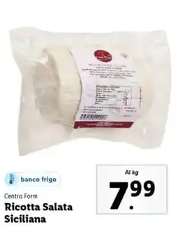 Lidl Centro Form Ricotta Salata Siciliana offerta