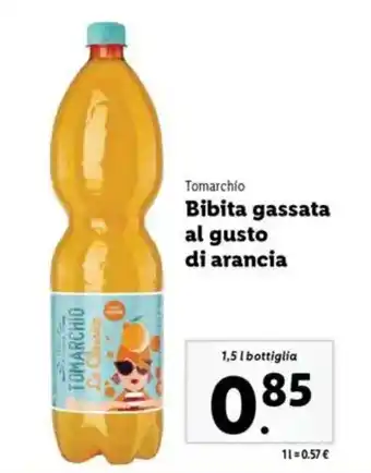 Lidl Tomarchio Bibita gassata al gusto di arancia offerta