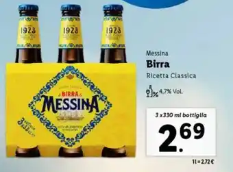 Lidl Messina Birra offerta