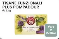 Coop Superstore Tisane funzionali plus pompadour da Vale 2 Bollini offerta