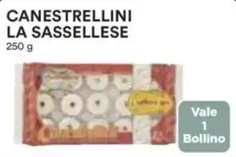 Coop Superstore Canestrellini la sassellese vale 1 bollino offerta