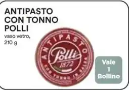 Coop Superstore Antipasto con tonno polli vaso vetro, Vale 1 Bollino offerta