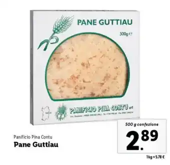 Lidl Panificio Pina Contu Pane Guttiau offerta