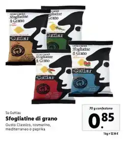 Lidl Su Guttiau Sfogliatine di grano offerta