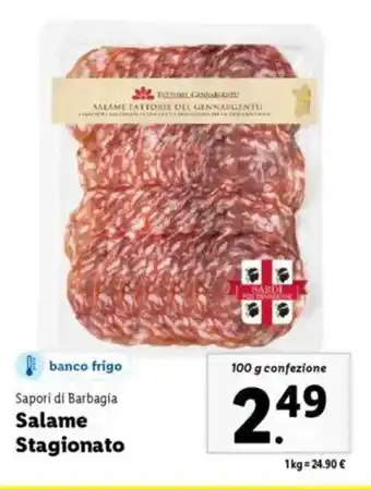 Lidl Sapori di Barbagia Salame Stagionato offerta