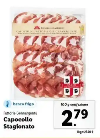 Lidl Fattorie Gennargentu Capocollo Stagionato offerta