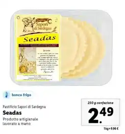 Lidl Pastificio Sapori di Sardegna Seadas offerta