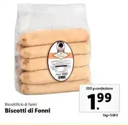 Lidl Biscottificio di Fanni Biscotti di Fonni offerta