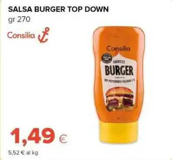 Tigre Salsa burger top down offerta