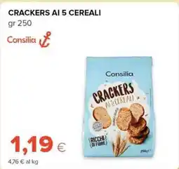 Tigre Crackers ai 5 cereali offerta