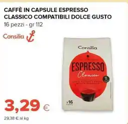 Tigre Caffè in capsule espresso classico compatibili dolce gusto 16 pezzi - offerta