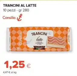 Tigre Trancini al latte 10 pezzi offerta