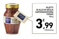 Spazio Conad Filetti di alici di sicilia SAPORI&DINTORNI CONAD offerta