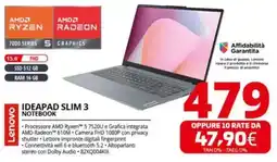 Comet Lenovo IDEAPAD SLIM 3 NOTEBOOK offerta