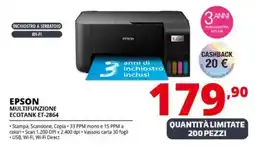 Comet EPSON MULTIFUNZIONE ECOTANK ET-2864 offerta