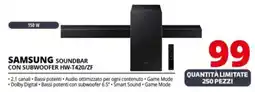 Comet SAMSUNG SOUNDBAR CON SUBWOOFER HW-T420/ZF offerta