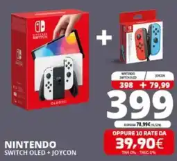 Comet Nintendo switch oled + joycon offerta