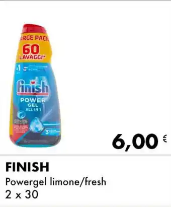 Iper Tosano FINISH Powergel limone/fresh offerta