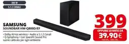 Comet SAMSUNG SOUNDBAR HW-Q800D/EF offerta