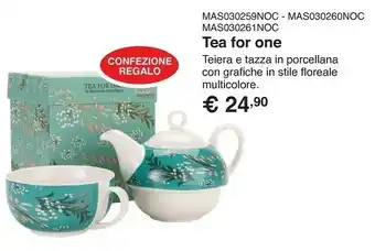Set teiera e tazza in porcellana, tea for one
