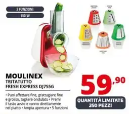 Comet MOULINEX TRITATUTTO FRESH EXPRESS DJ755G offerta