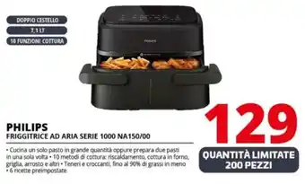 Comet PHILIPS FRIGGITRICE AD ARIA SERIE 1000 NA150/00 offerta