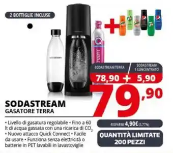 Comet Sodastream gasatore terra offerta