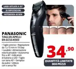 Comet PANASONIC TAGLIACAPELLI ER-GC53-K503 offerta