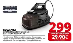 Comet ROWENTA SISTEMA STIRANTE CON CALDAIA ECO STEAM PRO DG9611F0 offerta