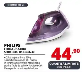 Comet PHILIPS FERRO DA STIRO SERIE 3000 DST3041/30 offerta