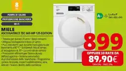 Comet MIELE ASCIUGATRICE TEC 665 WP 125 EDITION offerta