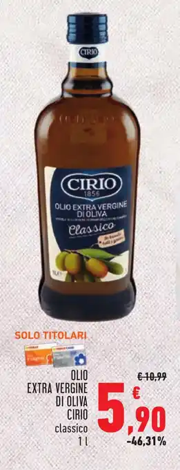 Conad Olio extra vergine di oliva CIRIO offerta