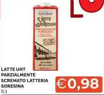 Mercatò Latte uht parzialmente scremato LATTERIA SORESINA offerta