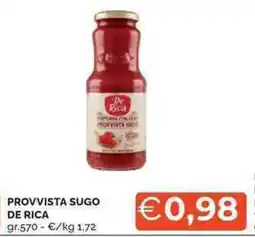 Mercatò Provvista sugo DE RICA offerta