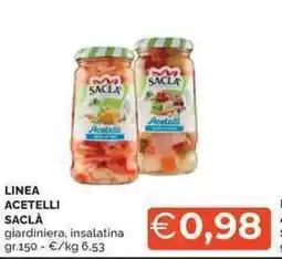 Mercatò Linea acetelli SACLÀ offerta