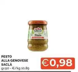 Mercatò Pesto alla genovese SACLÀ offerta